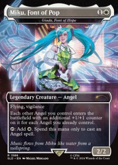 Giada, Font of Hope - Miku, Font of Pop Secret Lair Drop - Hatsune Miku